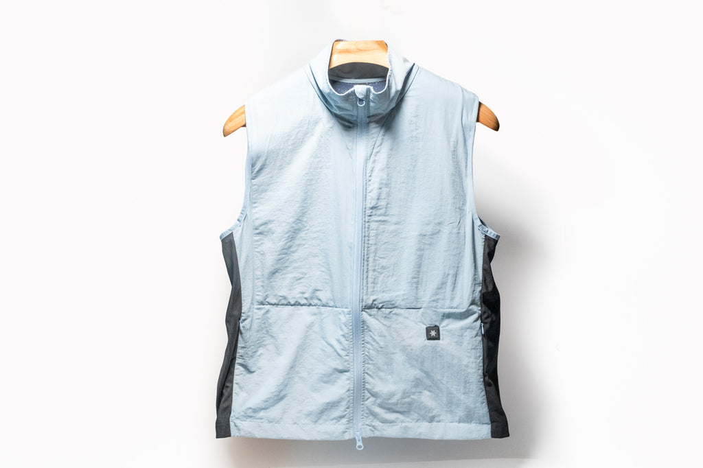 It's not a fan-based system. It's a vest that cools you by circulating ice water.
